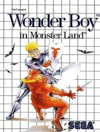 Wonder Boy in Monster Land (Sega®) Box Art