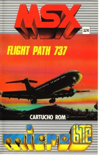 Flight Path 737 (Microbyte / cartridge) Box Art