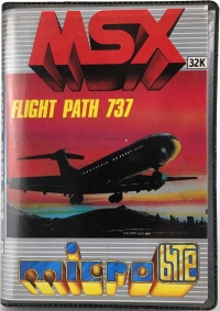 Flight Path 737 (Microbyte / cassette) Box Art