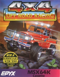 4x4 Off-Road Racing (Epyx) Box Art