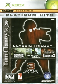 Tom Clancy's Classic Trilogy - Platinum Hits Box Art