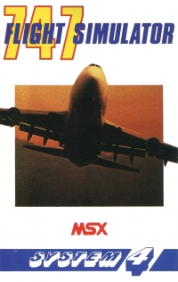 747 Flight Simulator (System 4) Box Art