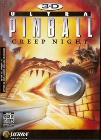 3-D Ultra Pinball: Creep Night Box Art