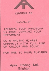 Golf (Apex Trading) Box Art