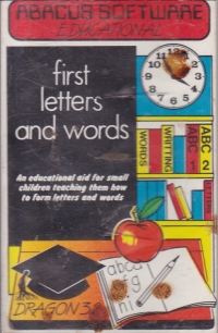 First Letters and Words Box Art