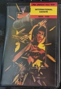 International Karaté (black cassette) Box Art