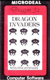 Dragon Invaders (text cover) Box Art