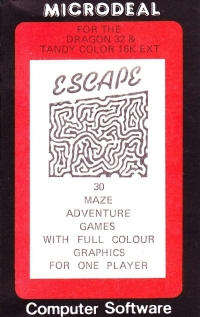 Escape (text cover) Box Art