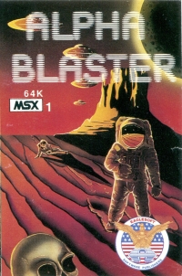 Alpha Blaster (Eaglesoft) Box Art