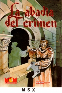 Abadía del Crimen, La (MCM Software / red label cassette) Box Art