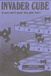 Invader Cube (Preston Computer Games) Box Art