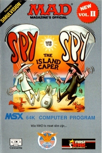 Spy vs Spy: The Island Caper (Eaglesoft / cassette) Box Art
