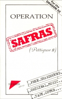 Operation Safras (For the Dragon 32) Box Art