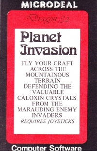 Planet Invasion (text cover) Box Art