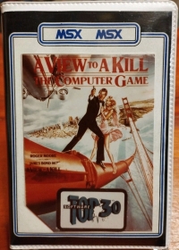 View to a Kill, A: The Computer Game (Top 30) Box Art