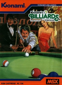 Konami's Billiards Box Art