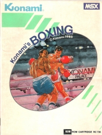 Konami's Boxing Box Art