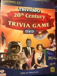 Trivideo 20th Century Trivia Game DVD Box Art