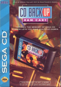 Sega CD BackUp RAM Cart Box Art