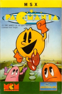 Pac-Mania (MCM) Box Art