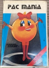 Pac Mania (black cassette) Box Art