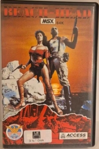 Beach-Head (Eaglesoft / disk) Box Art