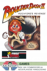 Boulder Dash II: Rockford's Revenge [NL] Box Art