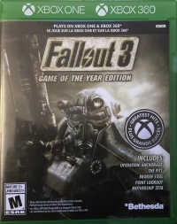 Fallout 3: Game of the Year Edition Box Art