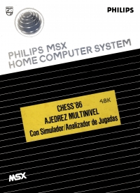 Chess '86 Ajedrez Multinivel Box Art