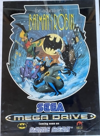 Adventures of Batman & Robin Promotional Poster (megadrive/ game gear) Box Art