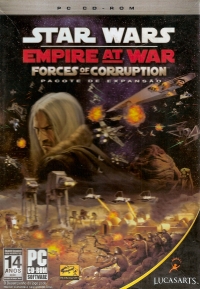 Star Wars: Empire at War: Forces of Corruption Box Art