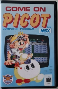 Come On Picot (white disk) Box Art
