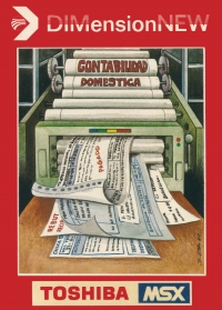 Contabilidad Domestica (Toshiba) Box Art