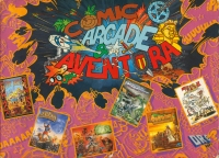 Comic Arcade & Aventura (black cassettes) Box Art