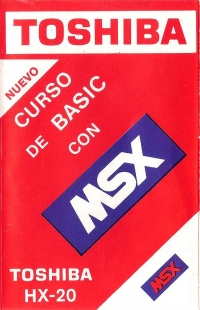 Curso de BASIC con MSX Toshiba HX-20 Box Art