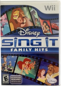 Disney Sing It: Family Hits Box Art