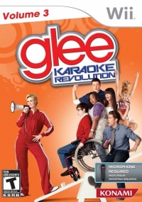 Karaoke Revolution Glee: Volume 3 Box Art