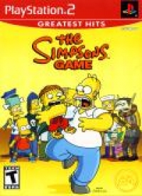Simpsons Game, The - Greatest Hits Box Art