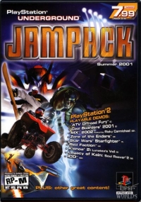 PlayStation Underground Jampack Summer 2001 Box Art