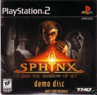 Sphinx and the Shadow of Set Demo Disc Box Art