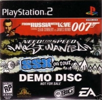 From Russia With Love / Need for Speed: Most Wanted / SSX On Tour Demo Disc Box Art