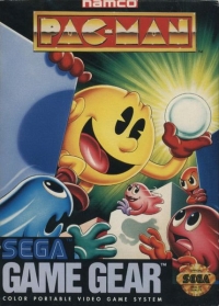 Pac-Man (Sega cart) Box Art