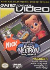 Game Boy Advance Video: The Adventures of Jimmy Neutron Boy Genius Volume 1 Box Art