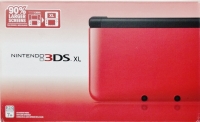 Nintendo 3DS XL (Red / Black) [NA] Box Art