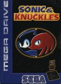 Sonic & Knuckles (1563-50, black insert) Box Art
