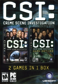CSI: Crime Scene Investigation - 2 Games in 1 Box Box Art