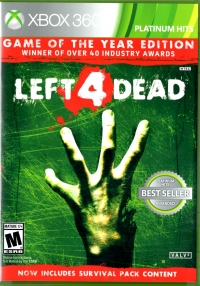 Left 4 Dead - Game of the Year Edition - Platinum Hits Box Art