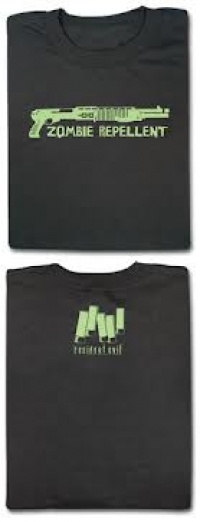Resident Evil: Zombie Repellent T-Shirt Box Art