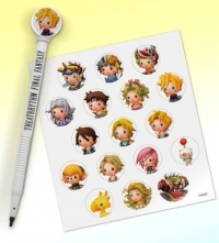 Theatrhythm Final Fantasy Gripped Stylus and Sticker Sheet Box Art