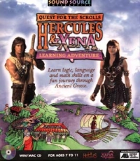 Hercules & Xena Learning Adventure, The: Quest for the Scrolls Box Art